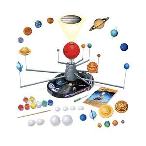 Playz Premium Solar System Model Set Kids 4 Speed Motor Planetarium Projector